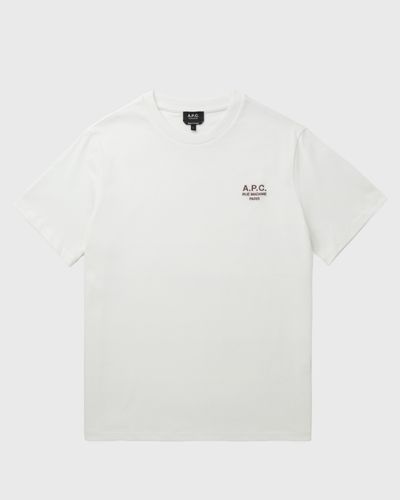 A.P.C. STANDARD RUE MADAME GOTS TEE, beige