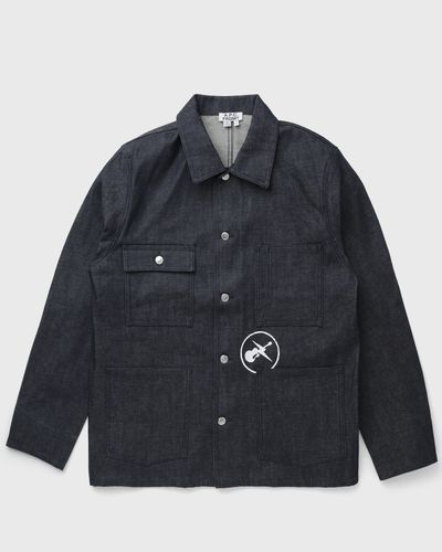 A.P.C. X FRGMT. GRAND VESTE, blue