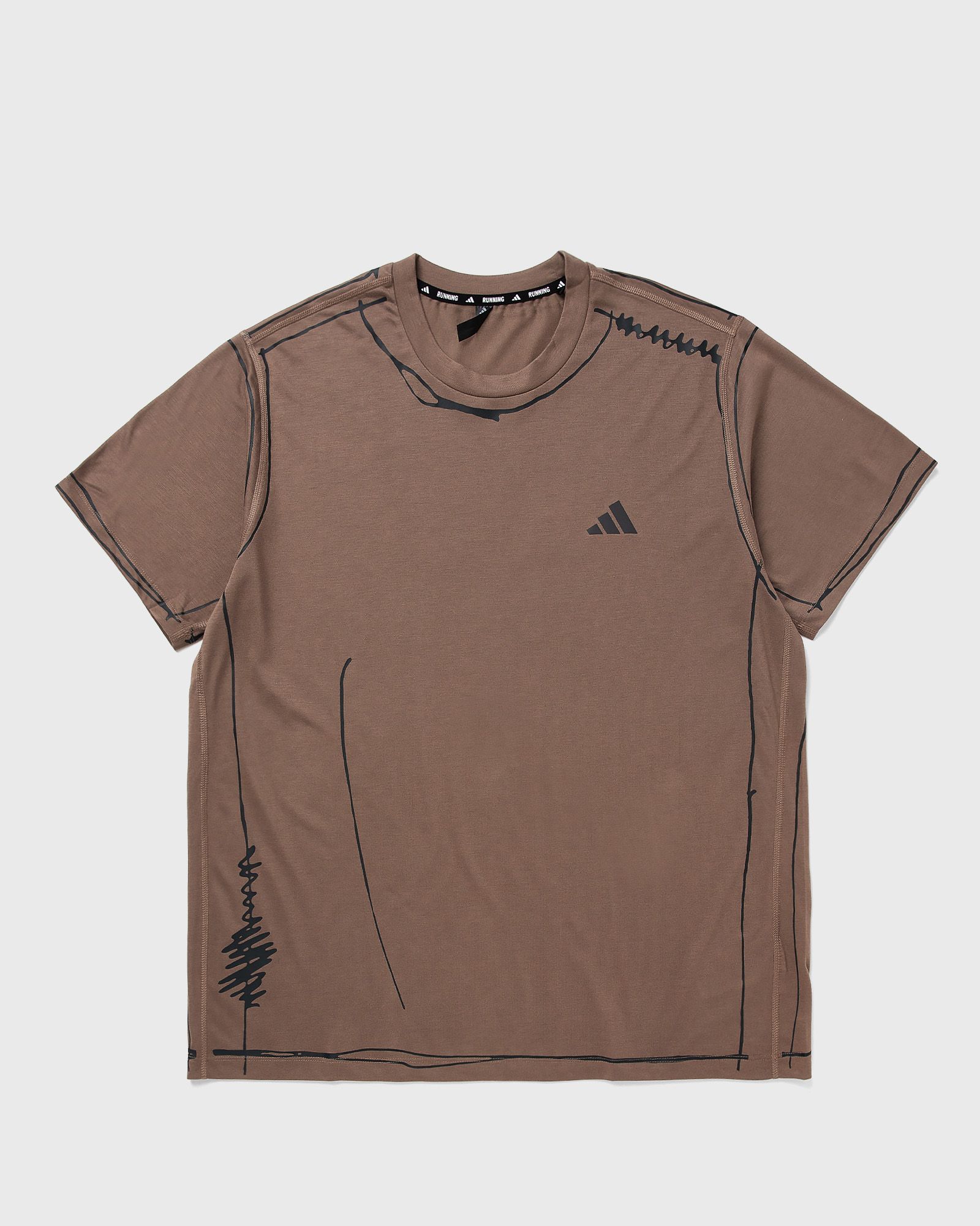Adidas Adi365 Song for the Mute Running Unitefit Tee, brown