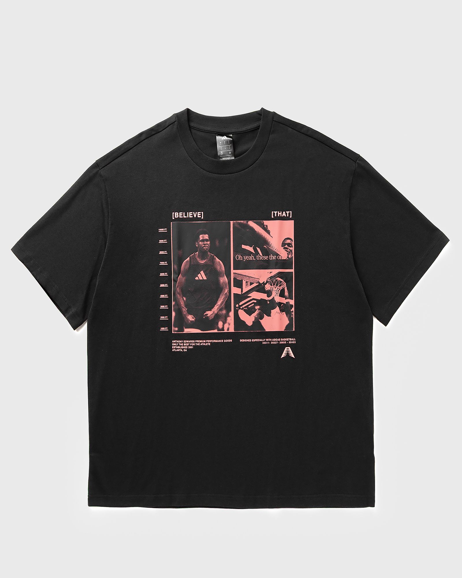 Adidas ANTHONY EDWARDS DFTW TEE 2, black