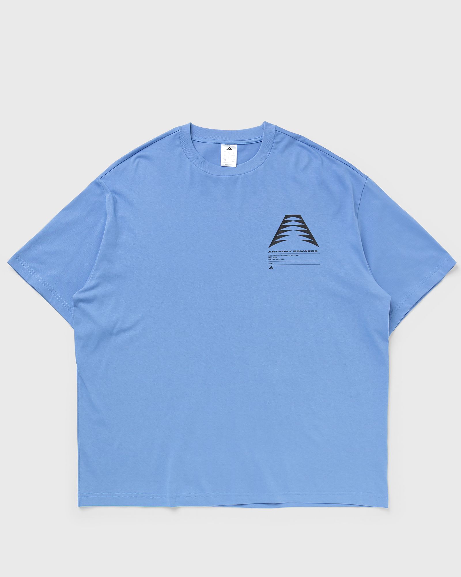 Adidas ANTHONY EDWARDS GFX SCHEMATIC TEE, blue