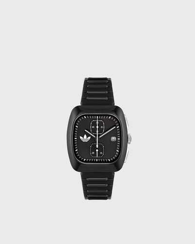 Adidas Black Eco-Ceramic Case Black Dial Black Bio-Resin Strap, black