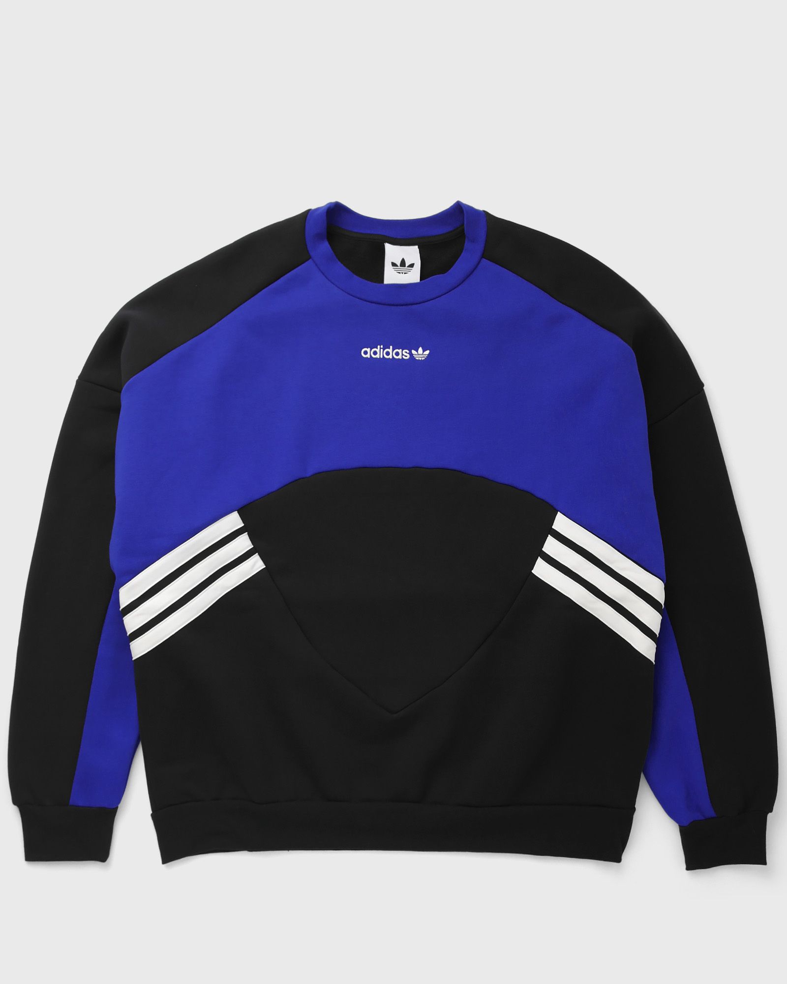 Adidas CUTLINE CREWNECK SWEATSHIRT, black|blue
