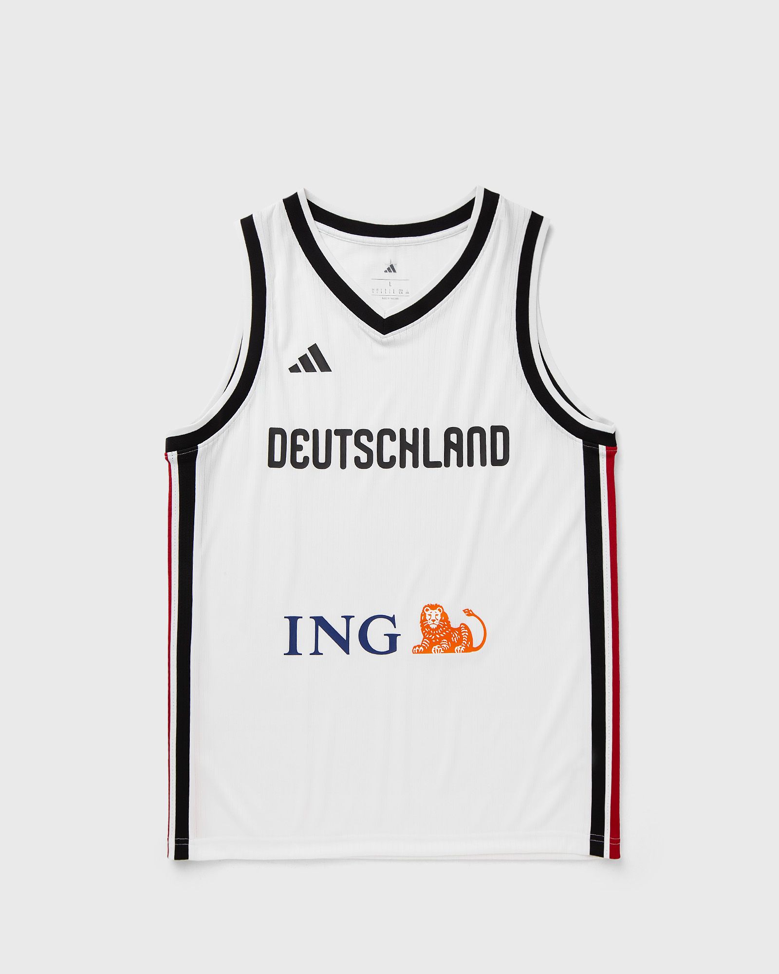 Adidas DBB Basketball Home Jersey, white