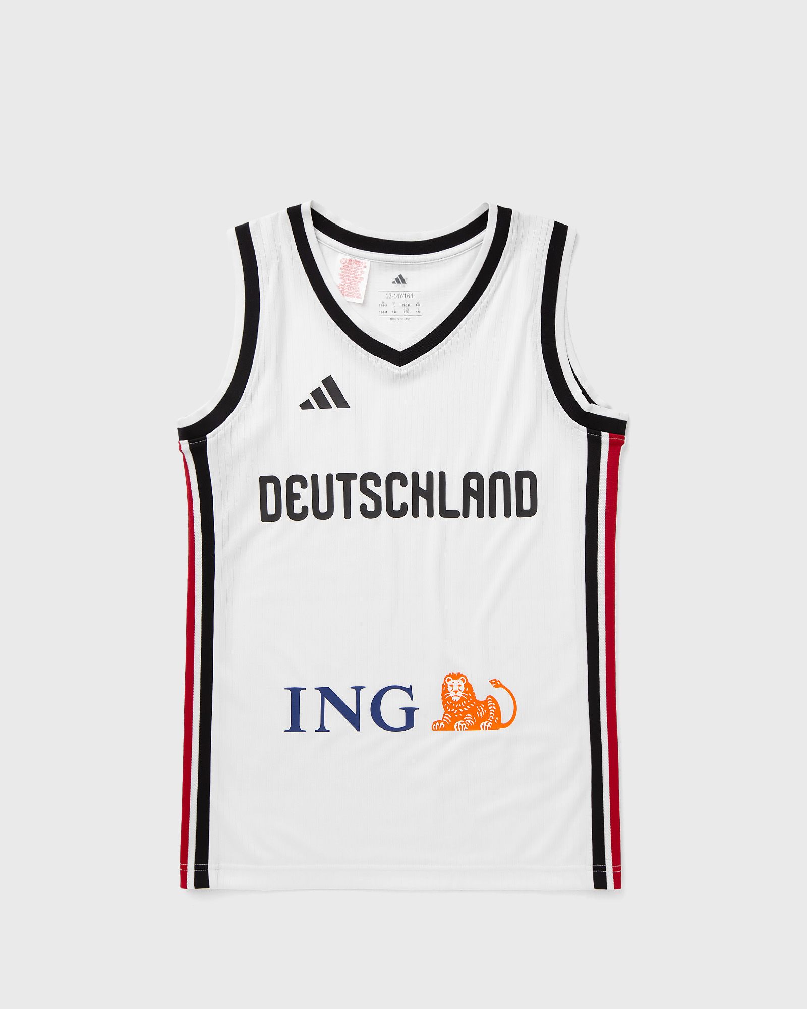 Adidas DBB Basketball Home Jersey, white