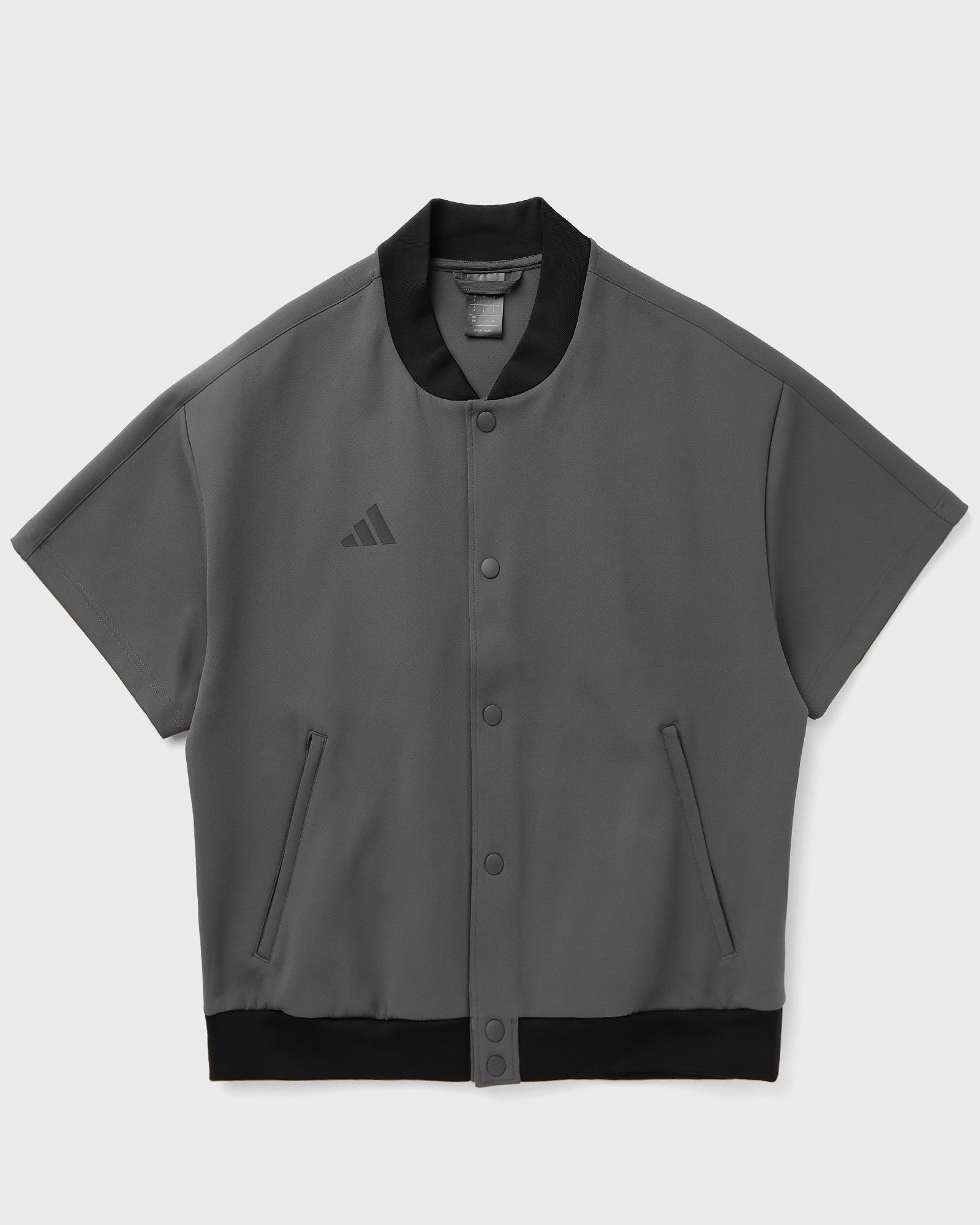 Adidas DBB Basketball Travel Short Sleeve Jacket, grey