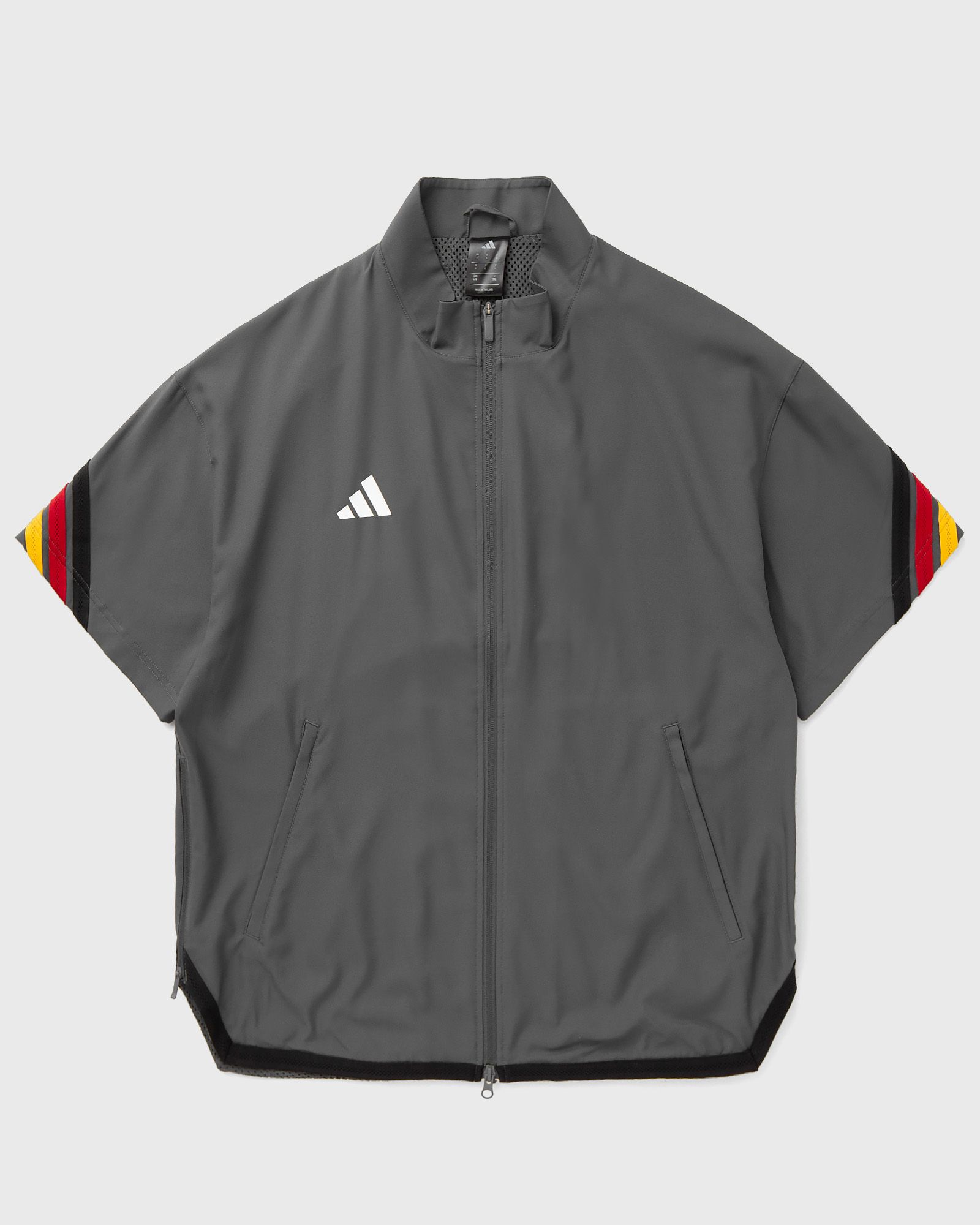 Adidas DBB Basketball Warm Up Short Sleeve Jacket, grey