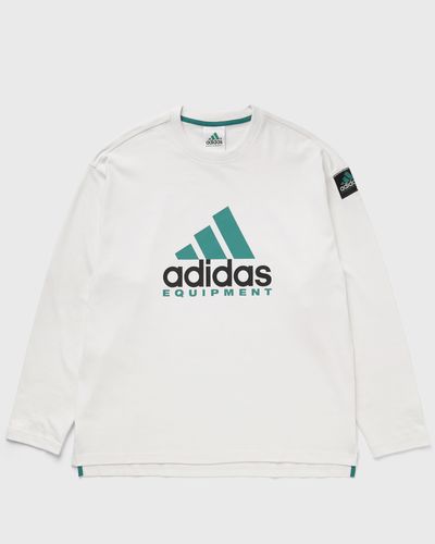 Adidas EQUIPMENT ESSENTIALS LONG SLEEVE TEE, white