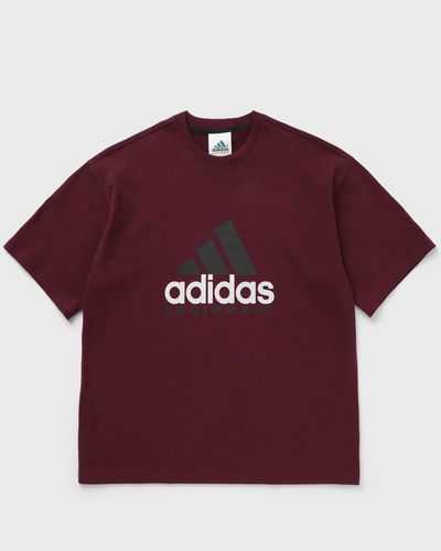 Adidas EQUIPMENT LOGO TEE, red