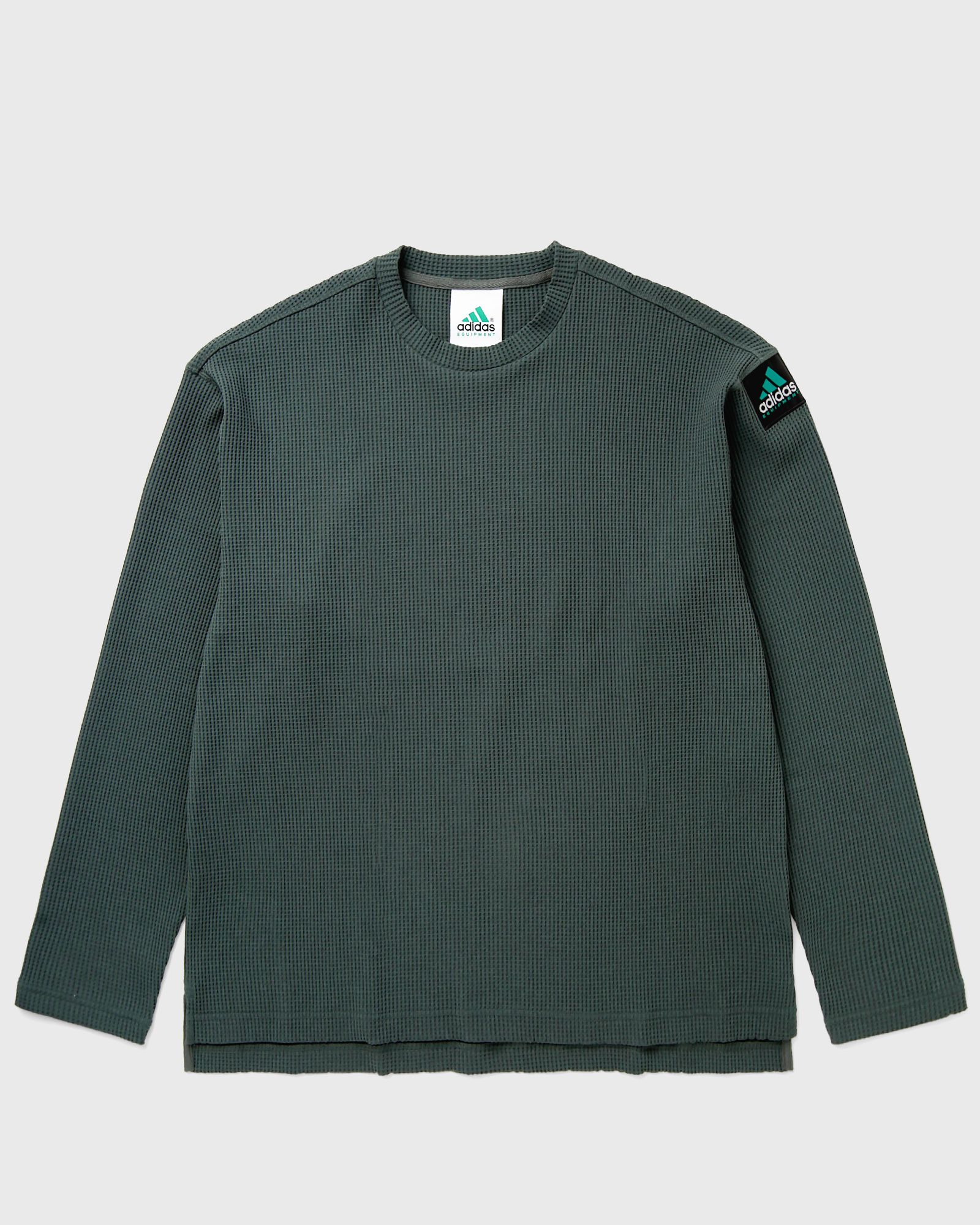 Adidas EQUIPMENT WAFFLE LONG SLEEVE TEE, green