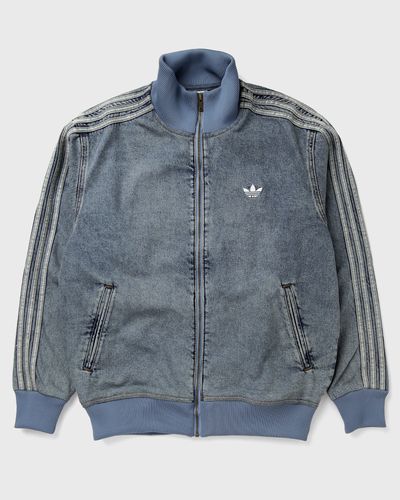 Adidas FIREBIRD ADICOLOR DENIM TRACK TOP JACKET, blue
