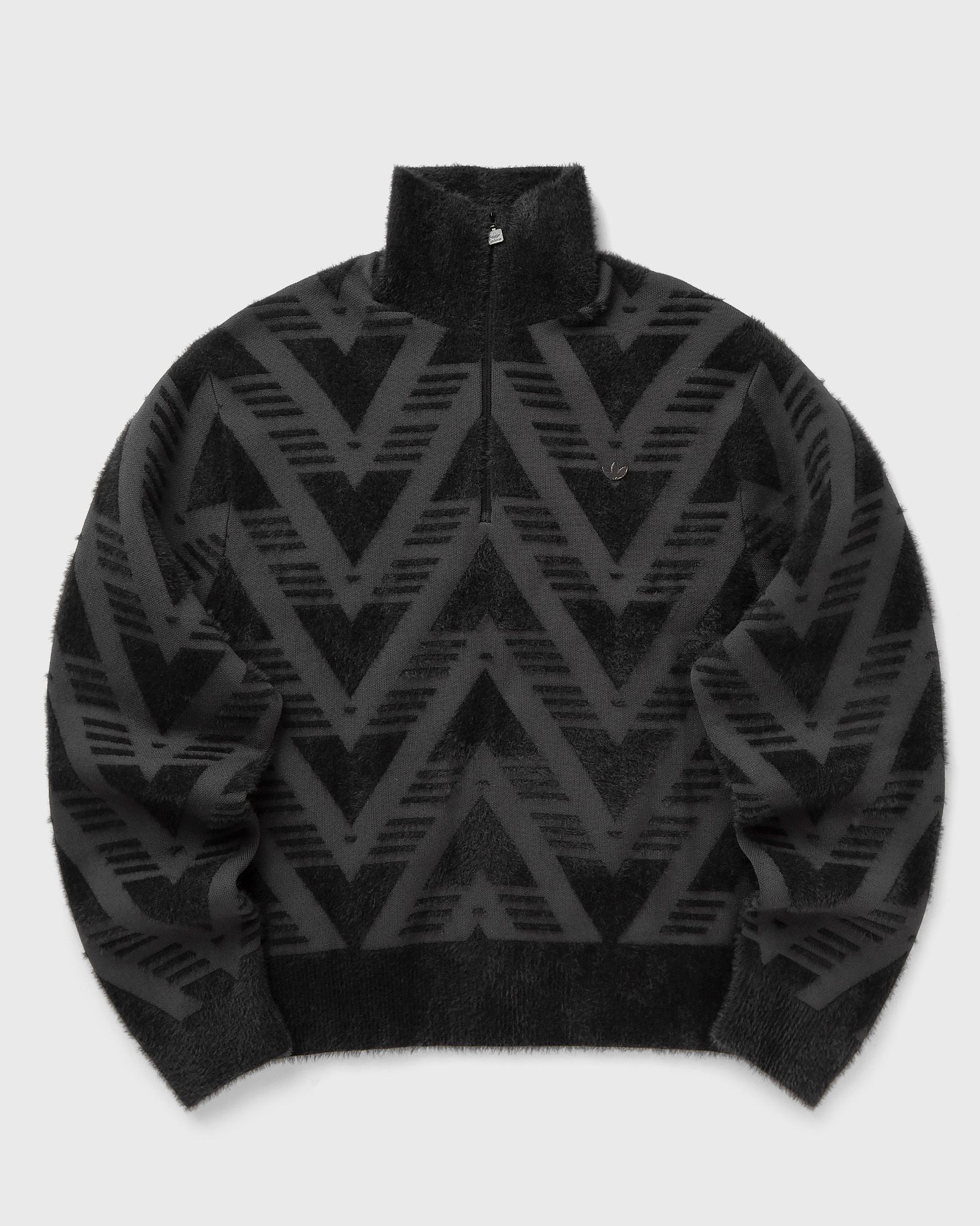 Adidas WMNS KNITTED HALF-ZIP SWEATER, black