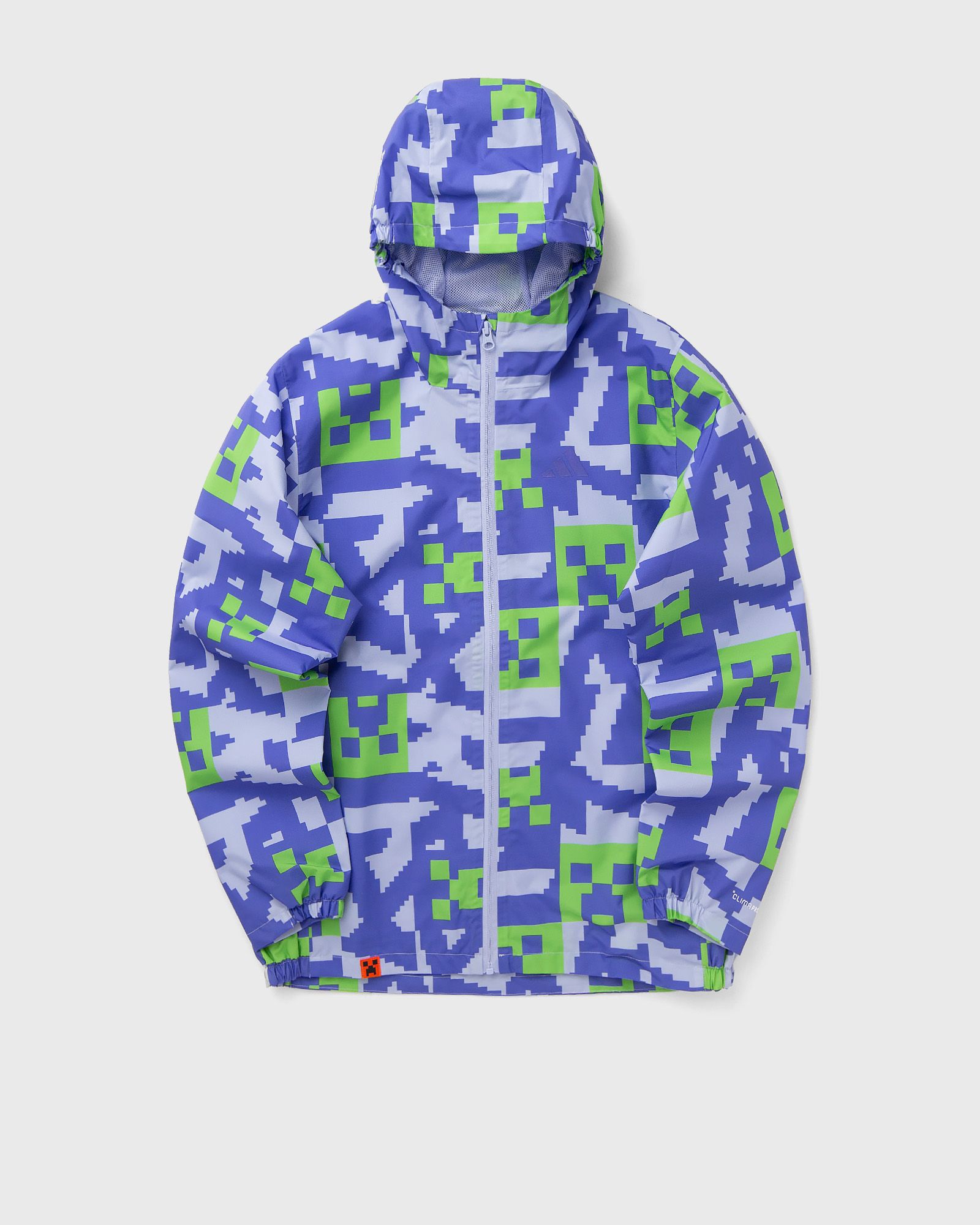 Adidas Minecraft Terrex 2 Layer CLIMAPROOF Rain Jacket, purple