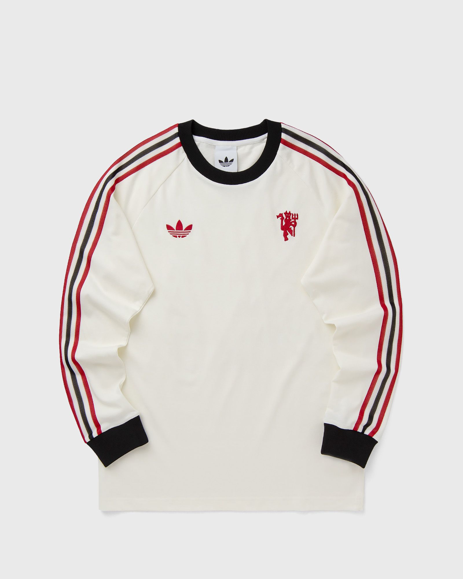 Adidas Manchester United Originals Long Sleeve Tee, white