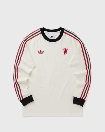 Adidas Manchester United Originals Long Sleeve Tee, white