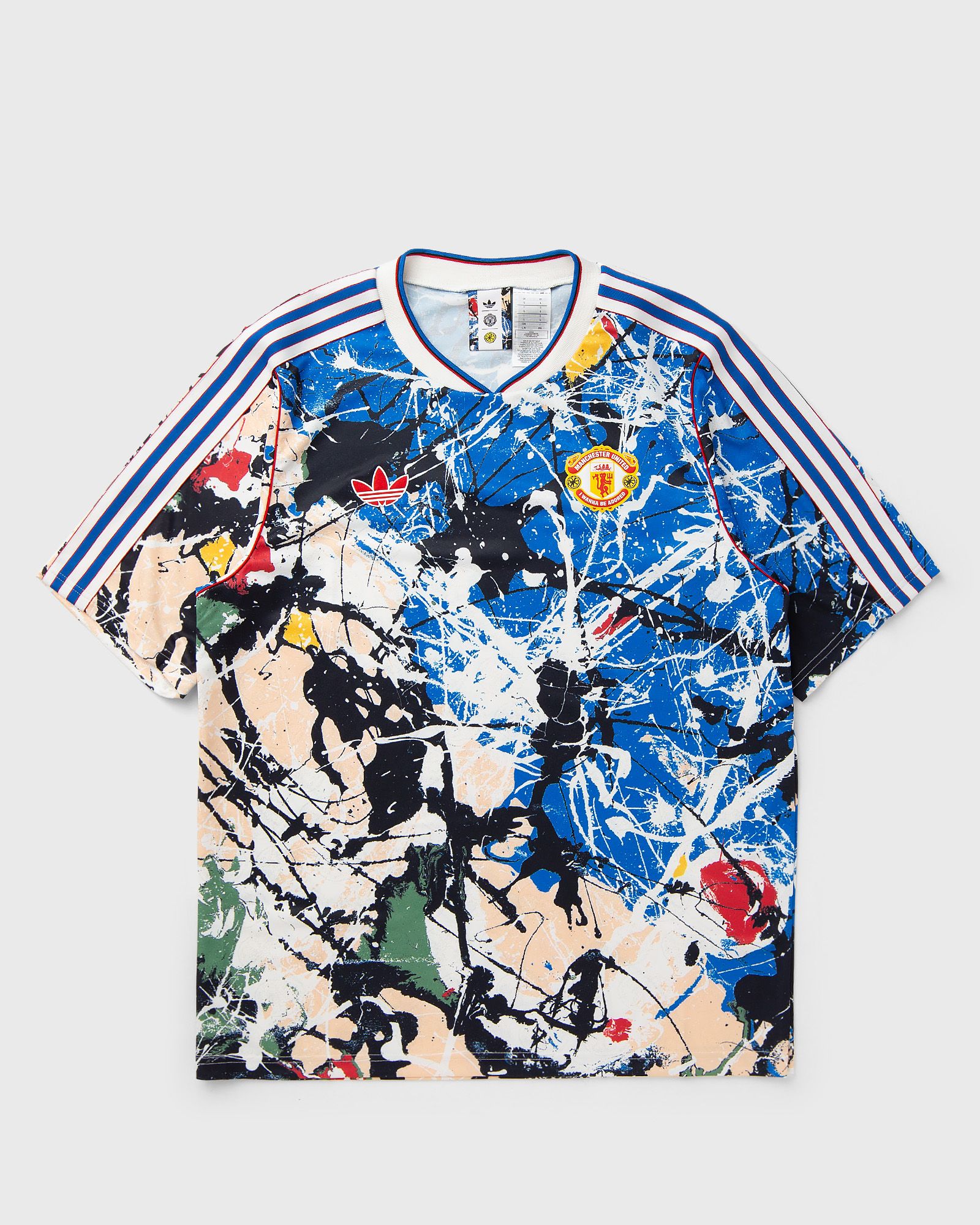Adidas Manchester United Stone Roses Jersey, blue