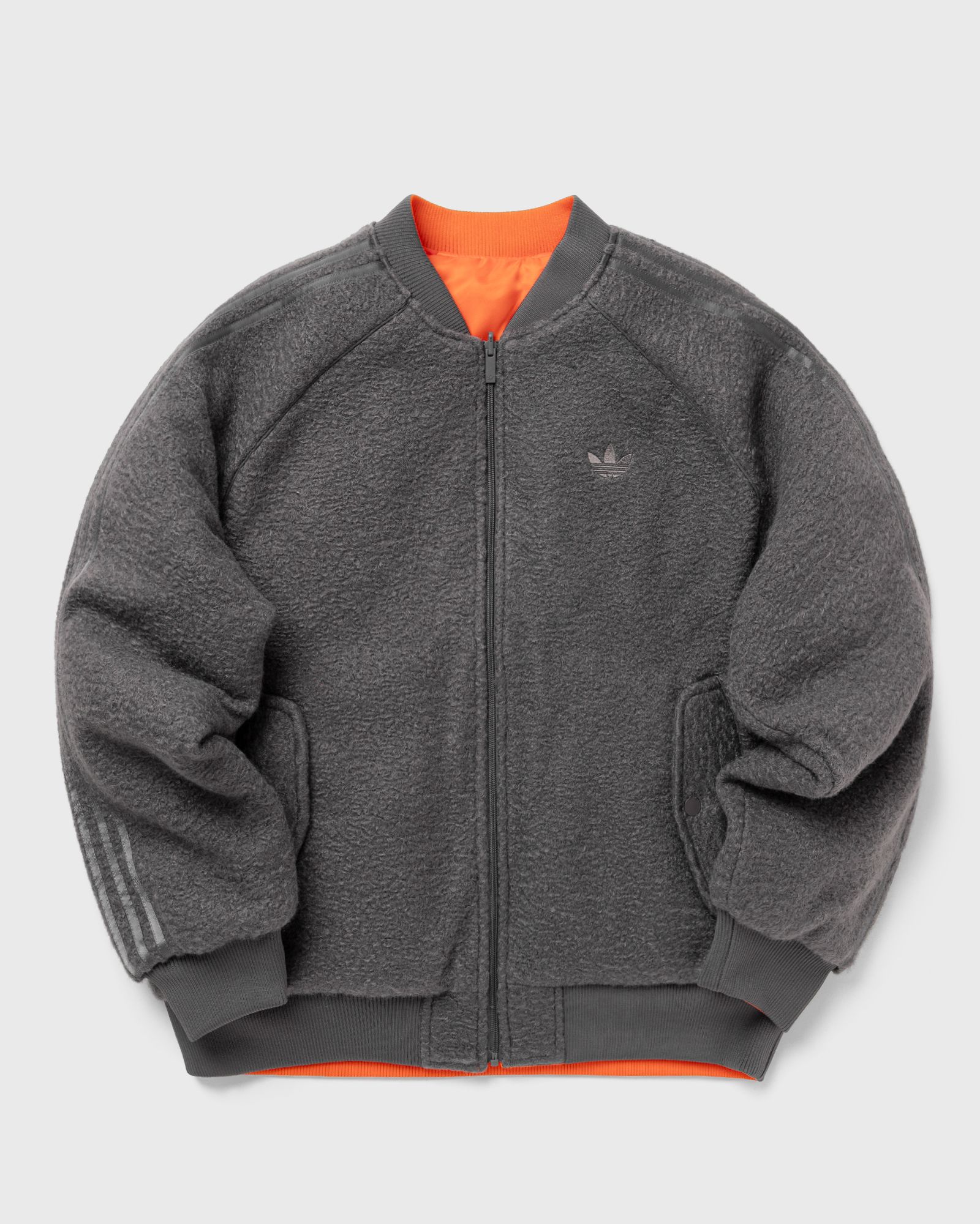 Adidas REVERSIBLE SUPERSTAR BOMBER JACKET, grey|orange