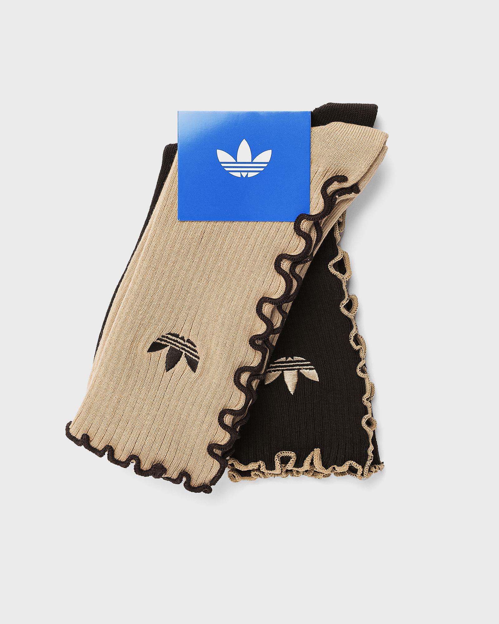 Adidas RUFFLE CREW SOCKS 2 PAIRS, brown|beige