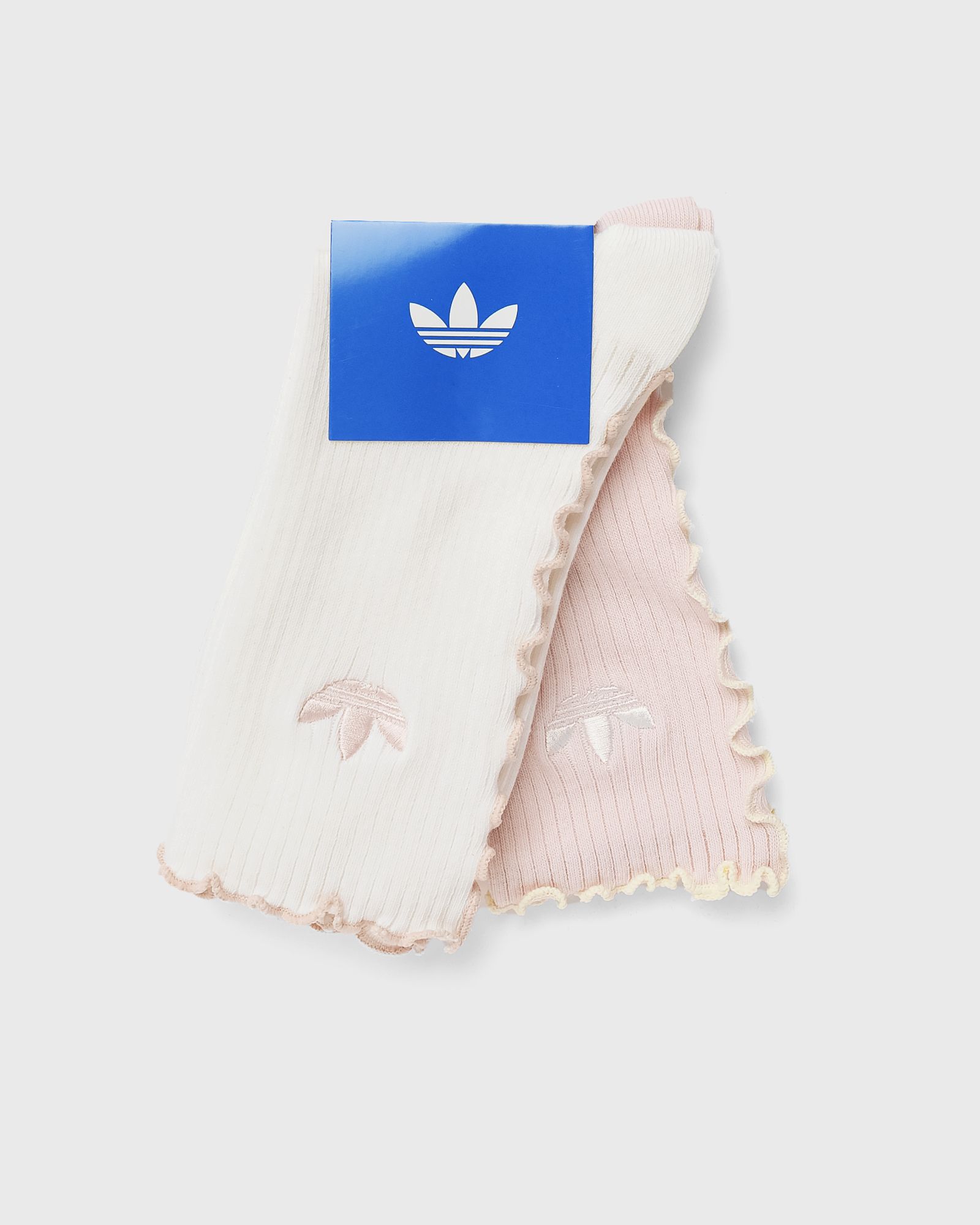 Adidas RUFFLE CREW SOCKS 2 PAIRS, white
