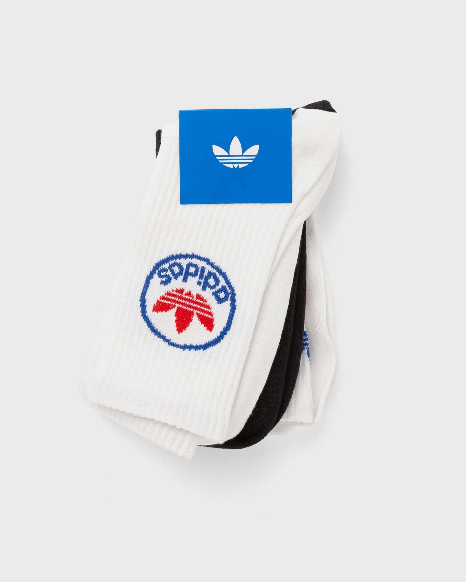 Adidas TREFOILS CREW SOCK 3 PAIRS, black|white