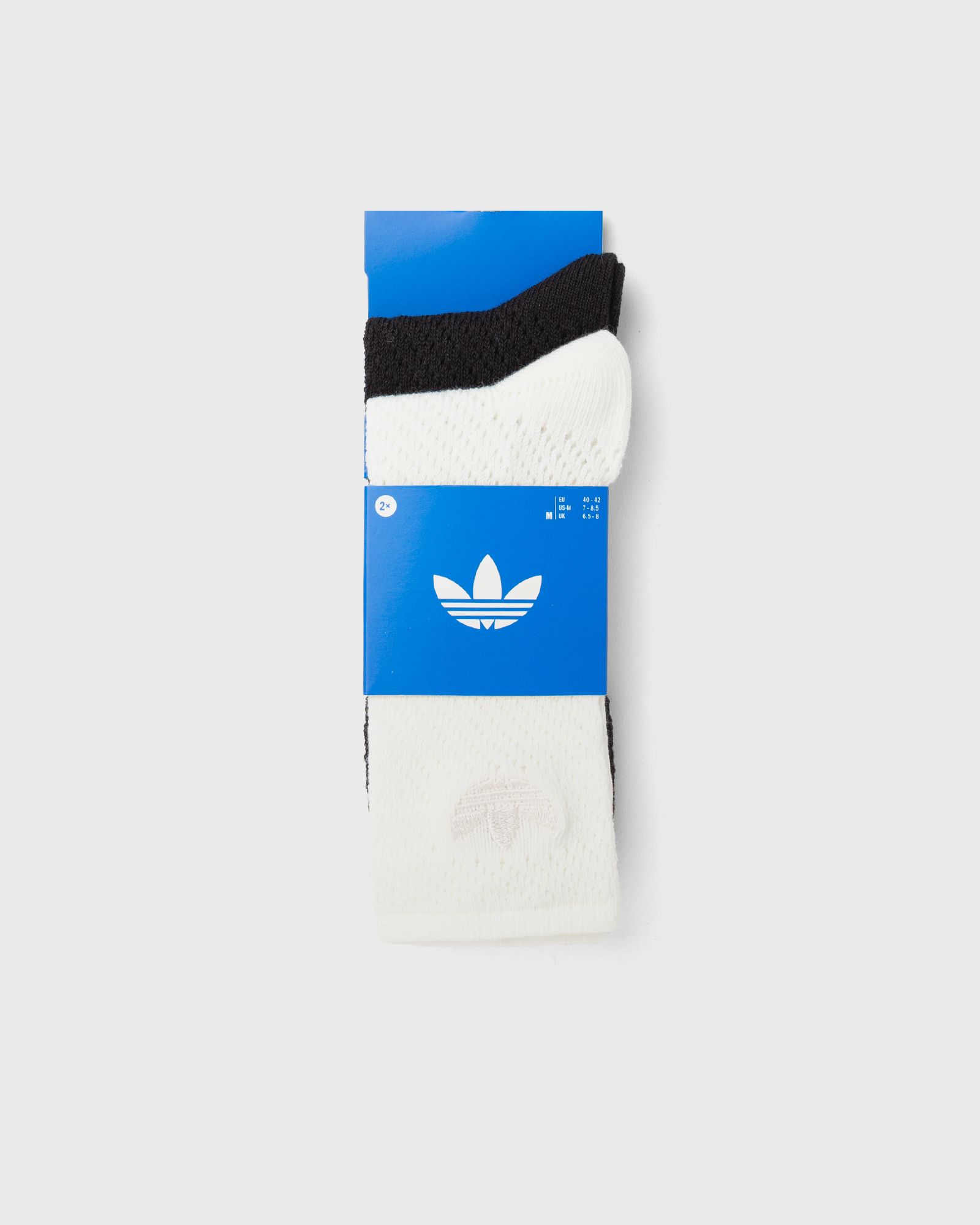 Adidas WMNS CROCHET CREW SOCKS 2 PAIRS, black|white