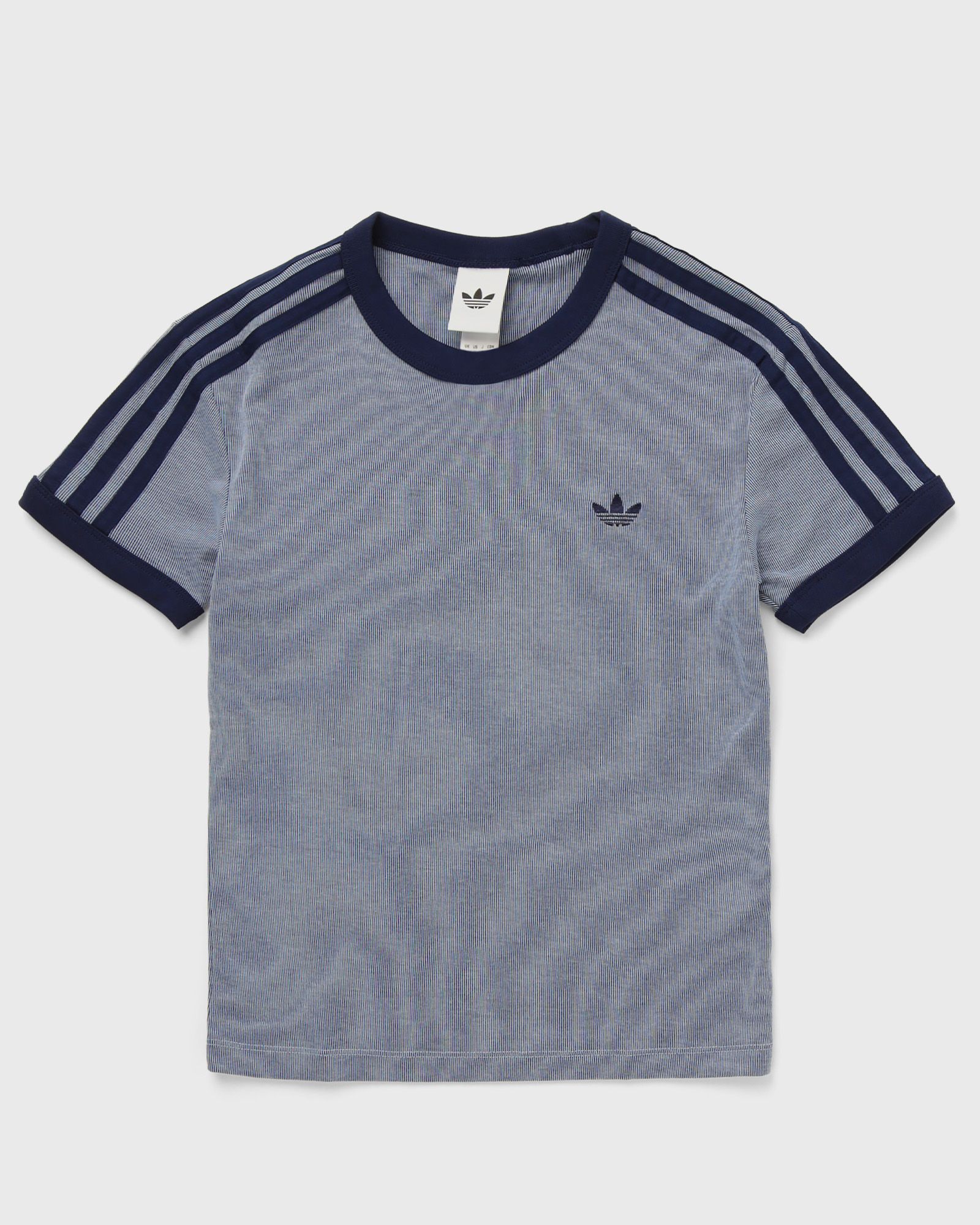 Adidas WMNS HEATHER 3-STRIPES CALI TEE, blue