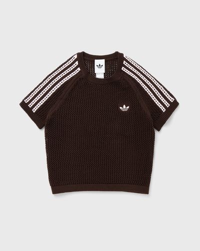 Adidas WMNS KNITTED CROCHET CALI TEE, white