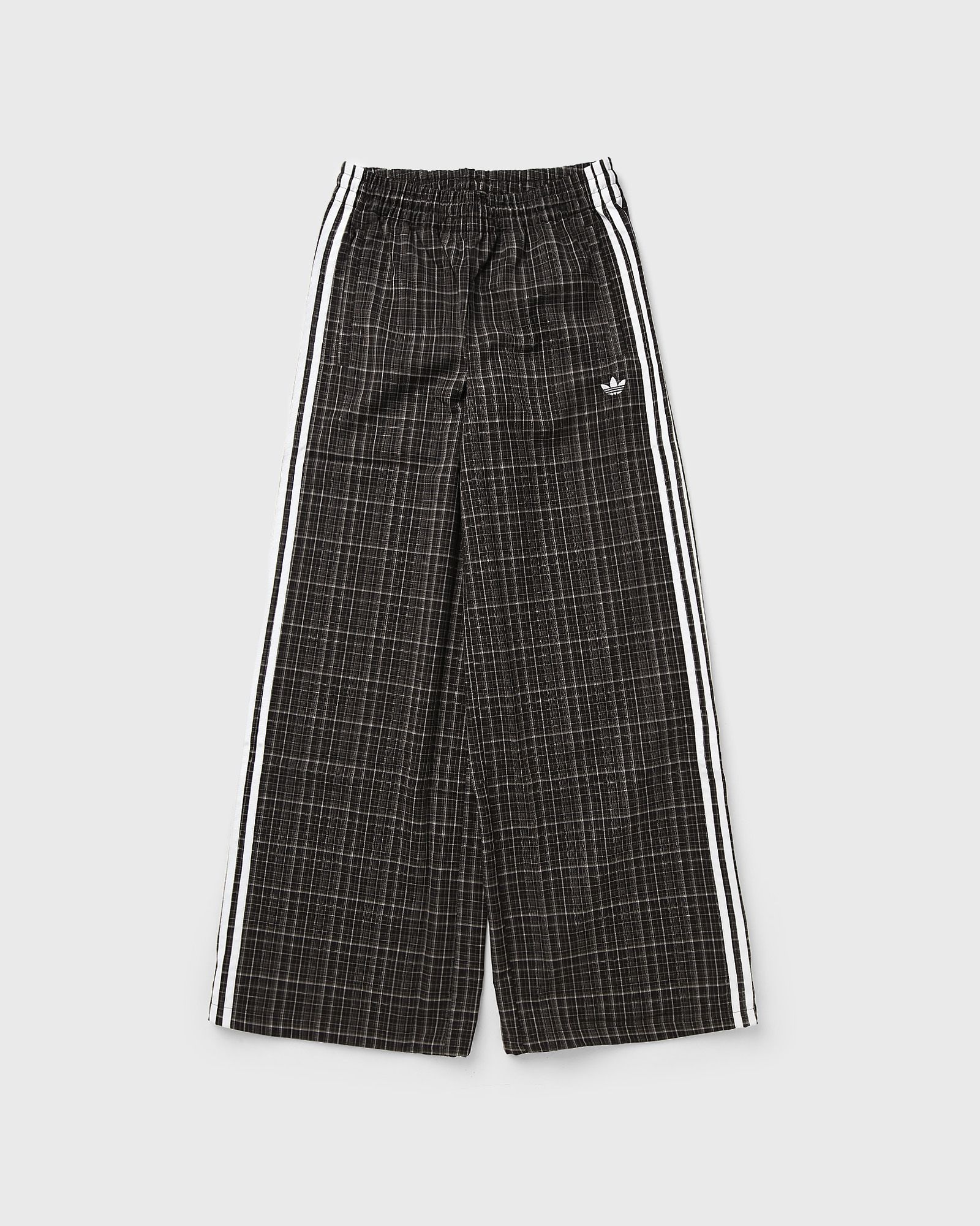 Adidas WMNS LOOSE CHECK TRACK PANTS, brown