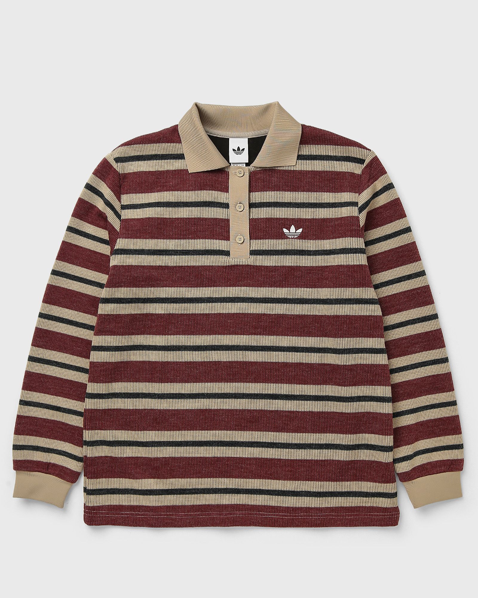 Adidas WMNS STRIPE KNITTED POLO, red