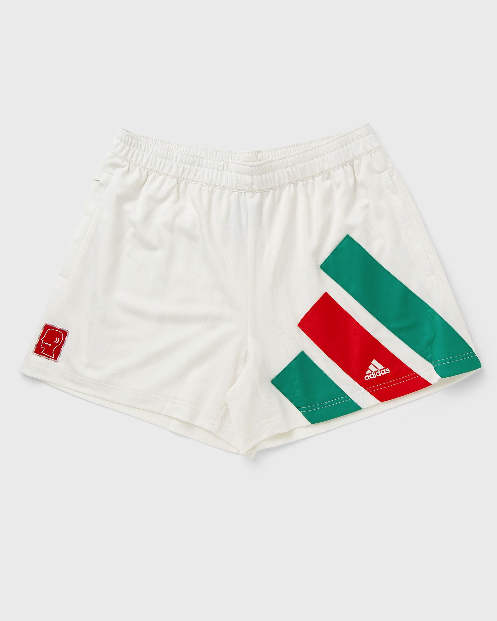 Adidas X BRAIN DEAD DISNEY FOOTBALL SHORTS, green|beige