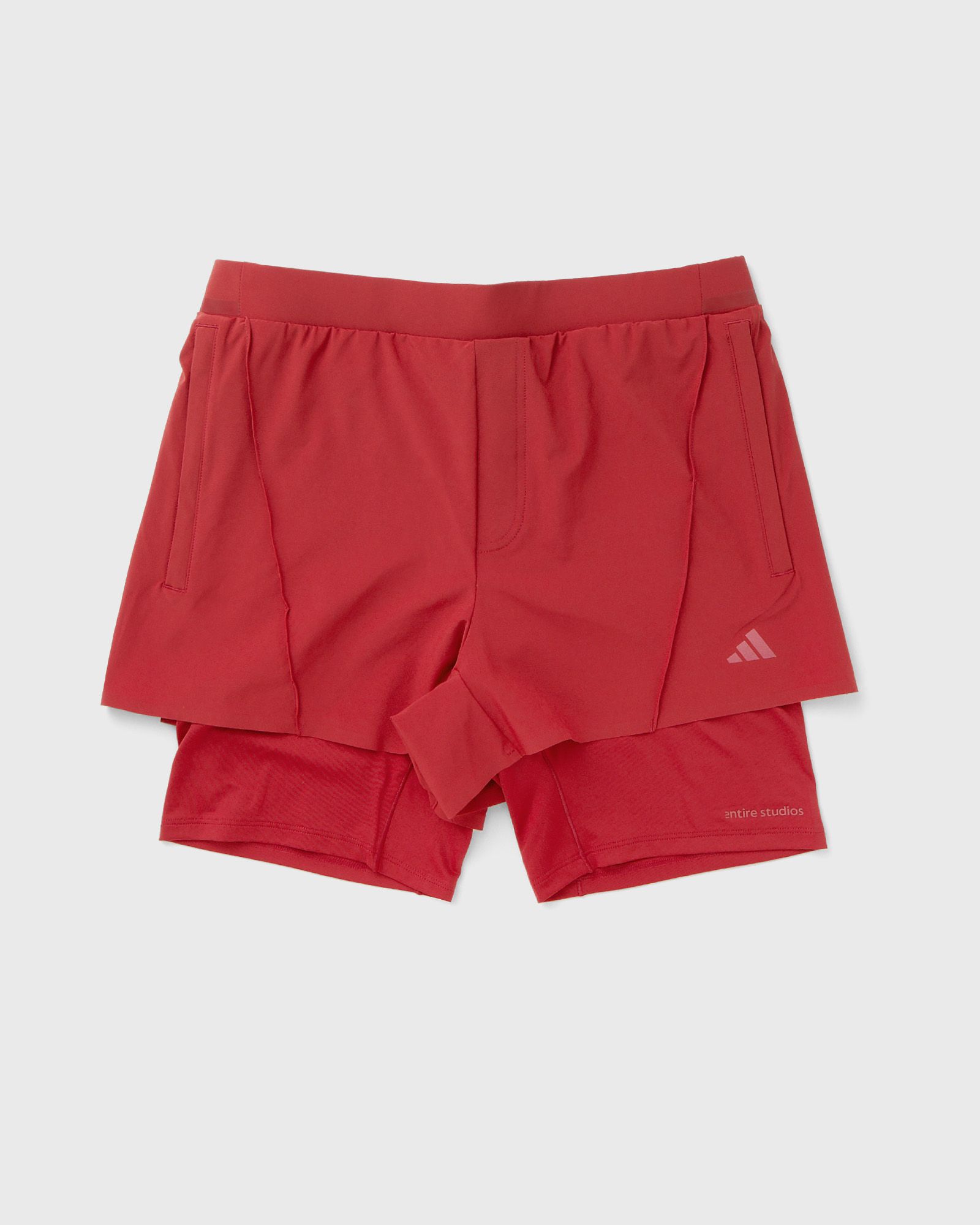 Adidas X entire studios D4T Training 2in1 Shorts, red