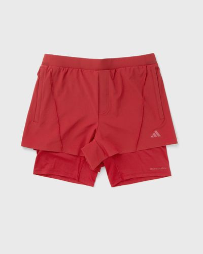 Adidas X entire studios D4T Training 2in1 Shorts, red