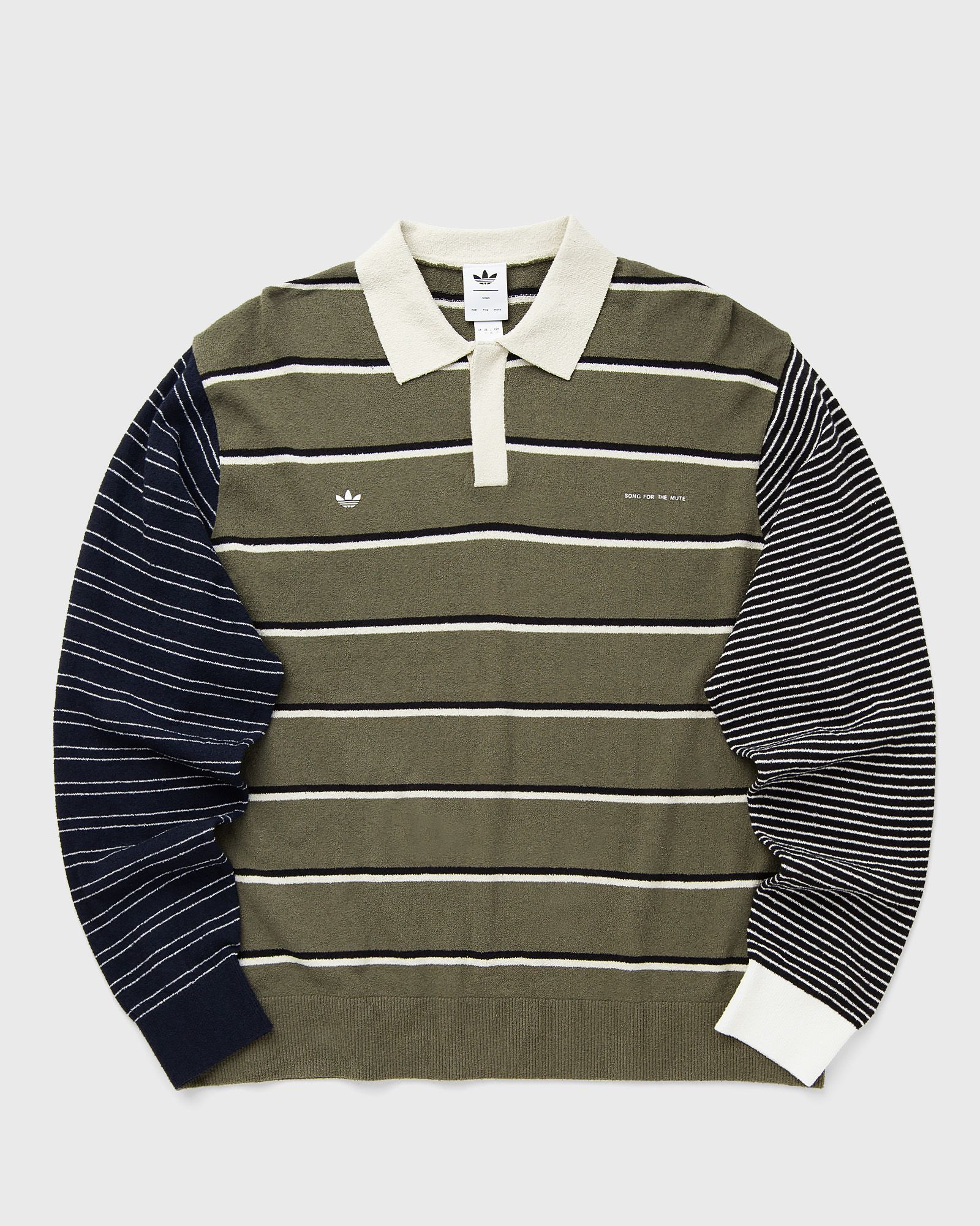 Adidas X SONG FOR THE MUTE 007 LONG SLEEVE TEE, blue|green