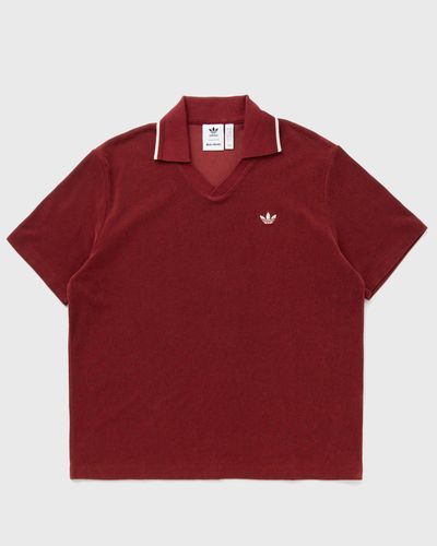 Adidas X WALES BONNER TERRY POLO, red