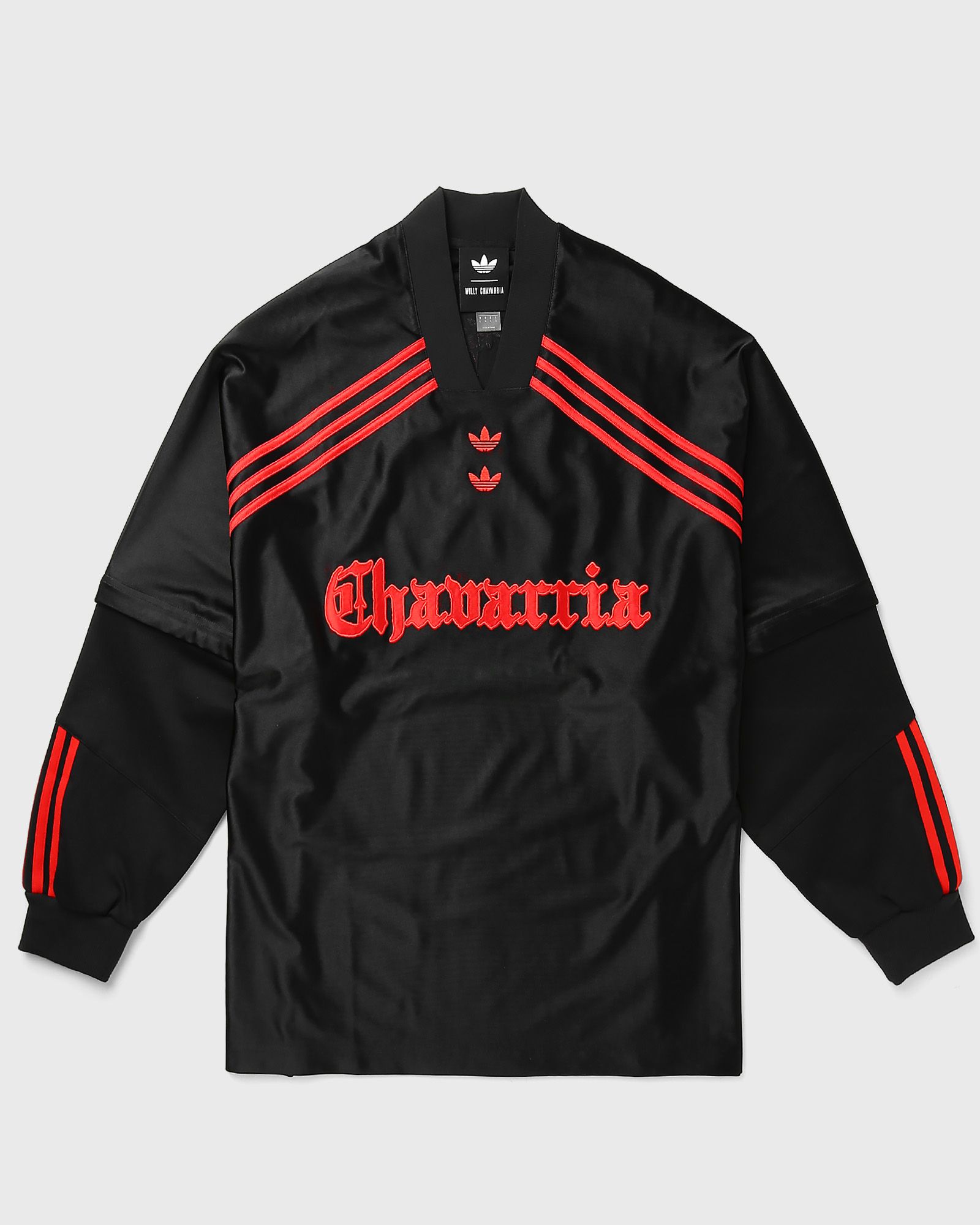 Adidas Men's x Willy Chavarria Long Sleeve Dazzle Jersey Black