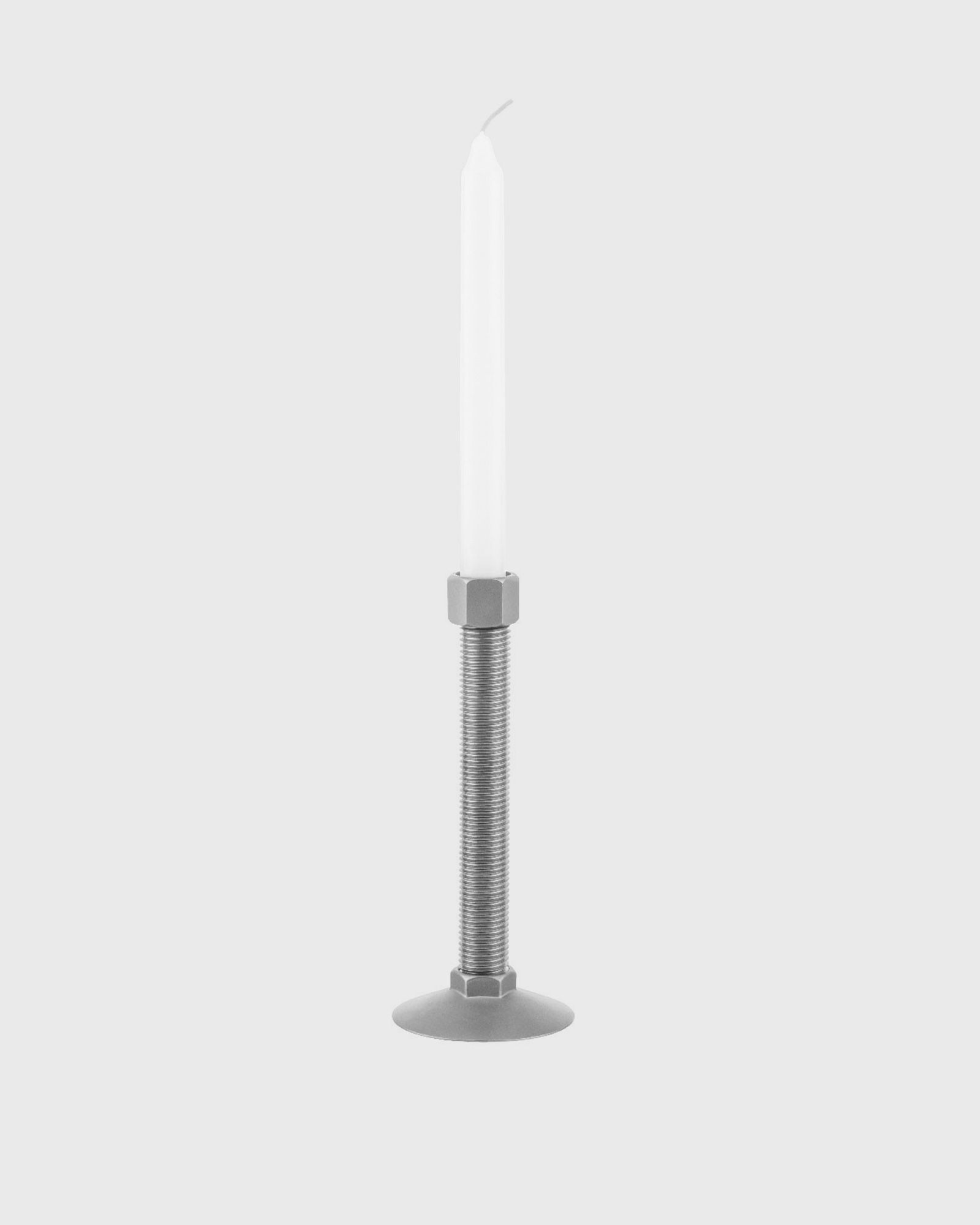 Alessi CONVERSATIONAL OBJECTS CANDLESTICK by Virgil Abloh, silver
