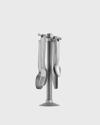 Alessi CONVERSATIONAL OBJECTS CUTLERY SET 16 PIECES by Virgil Abloh, silver