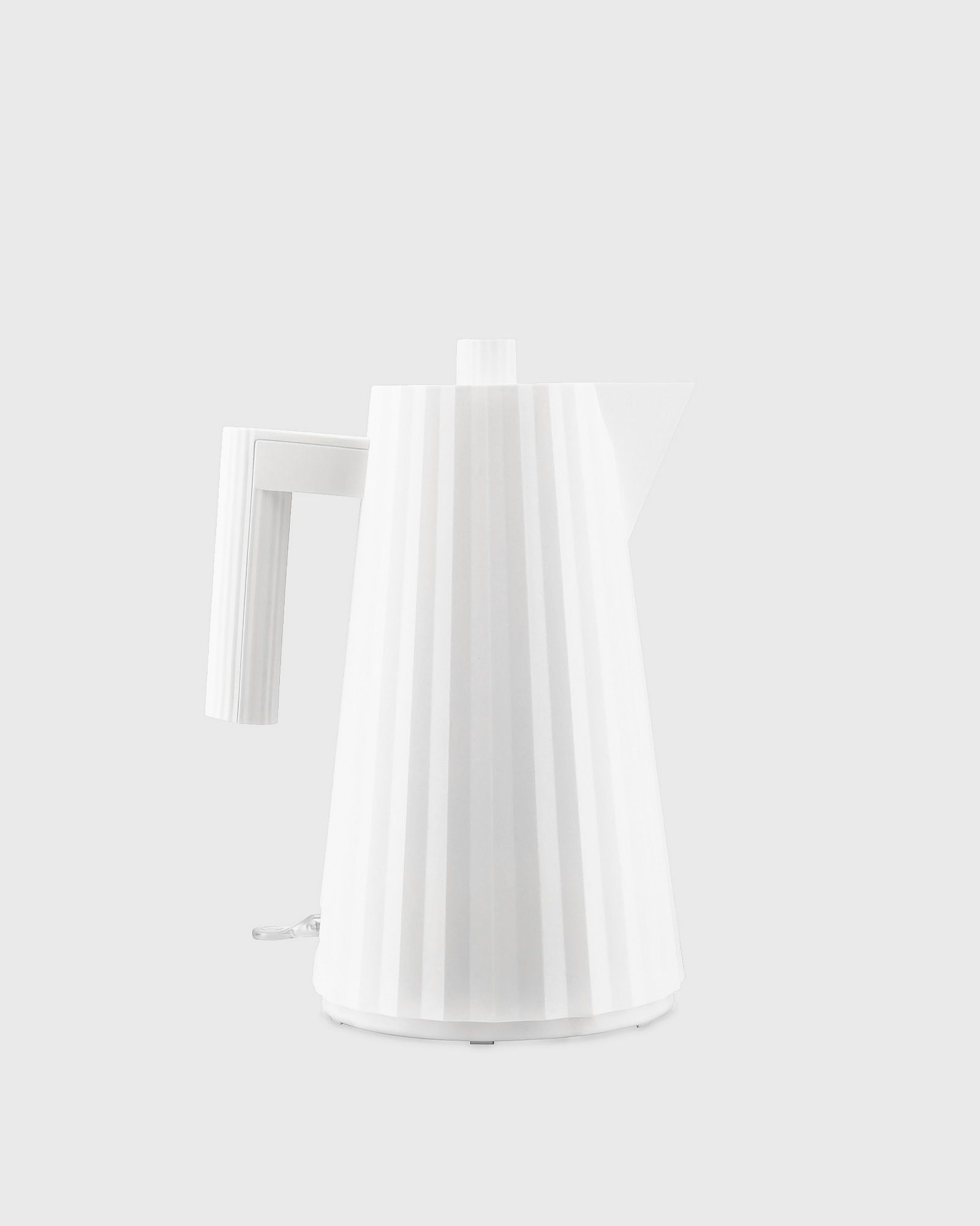 Alessi PLISSE ELECTRIC KETTLE - EU PLUG, white