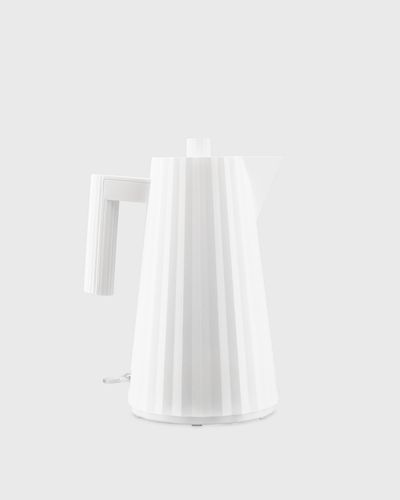 Alessi PLISSE ELECTRIC KETTLE - EU PLUG, white