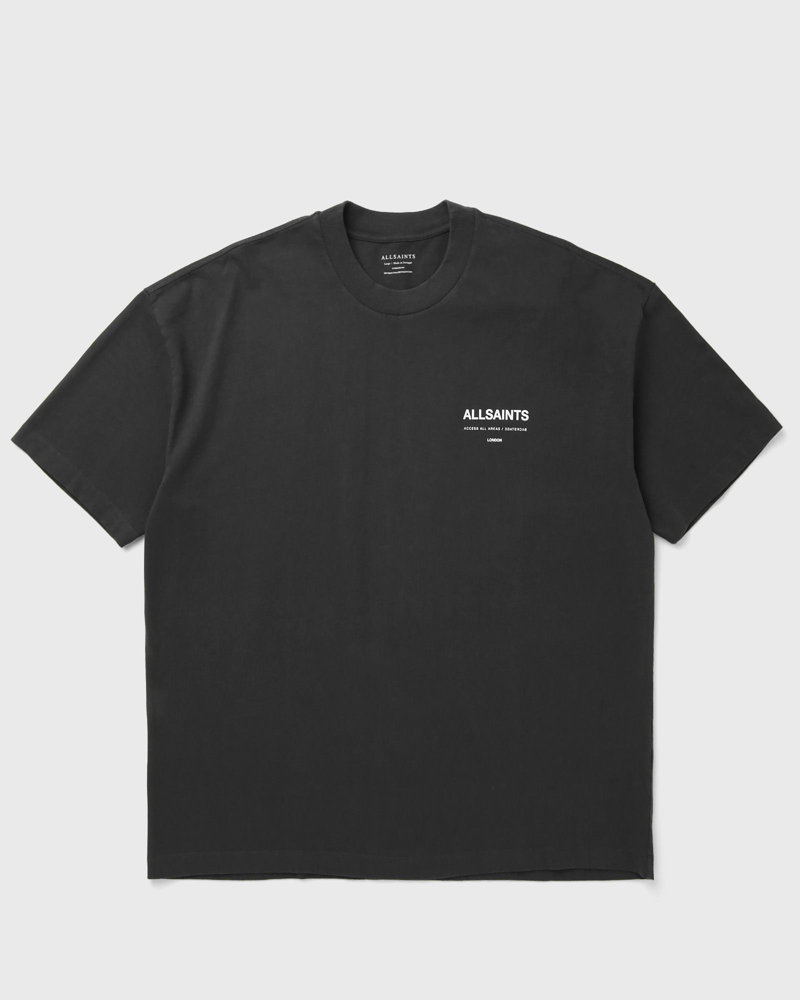 AllSaints BACKSTAGE SS CREW TEE, black