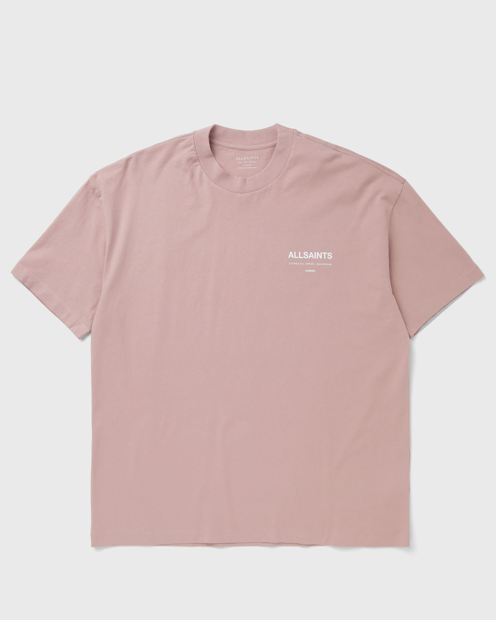 AllSaints BACKSTAGE SS CREW TEE, brown
