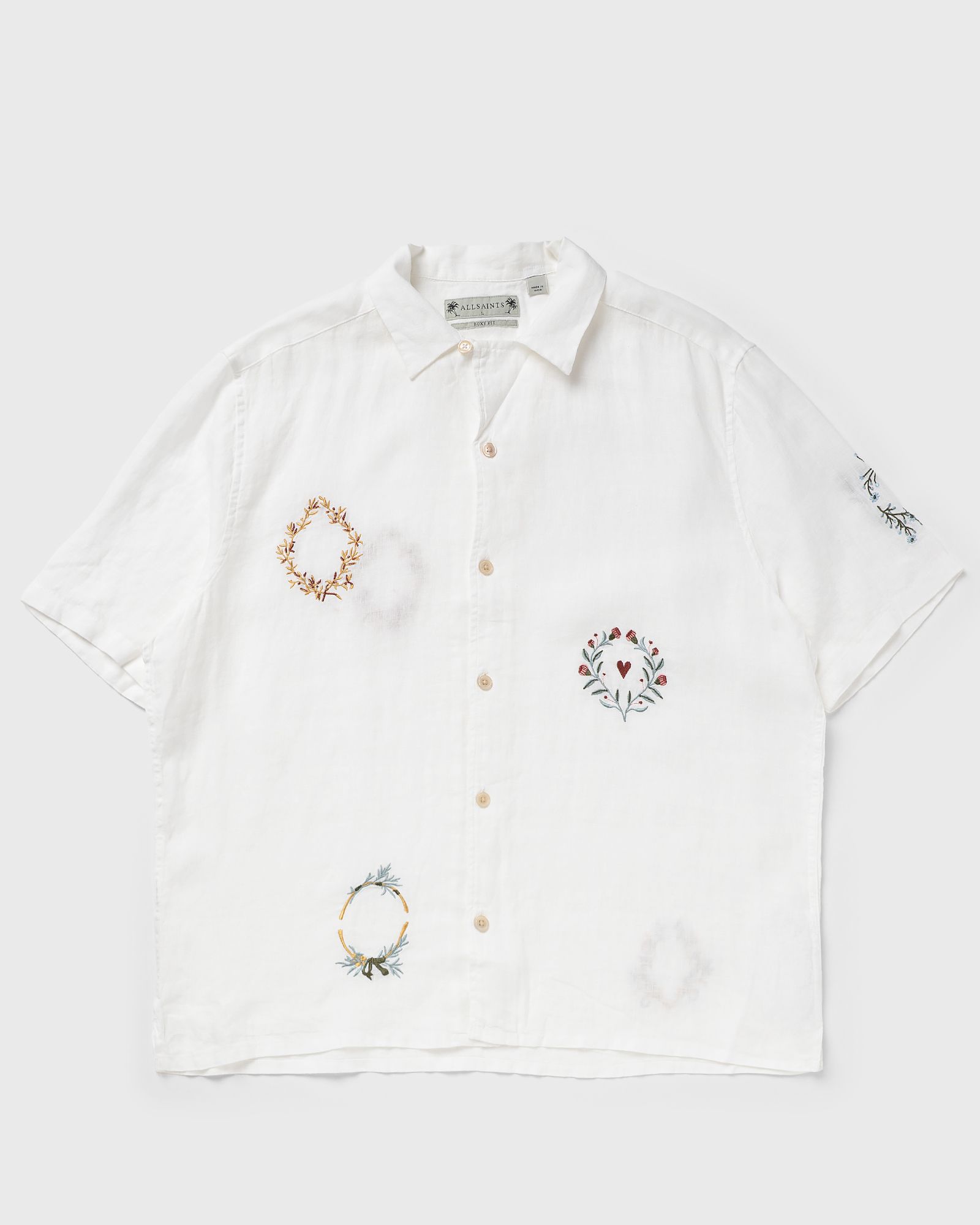 AllSaints DECK SS SHIRT, white