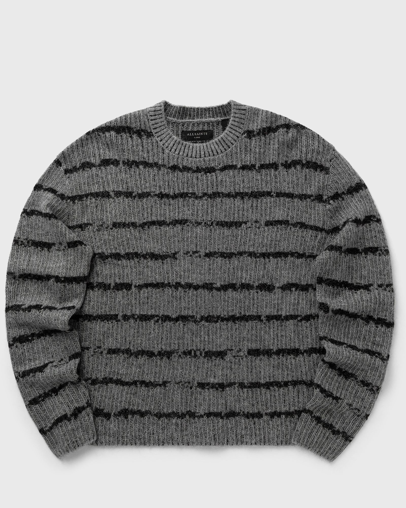 AllSaints DISSOLVED CREW, grey