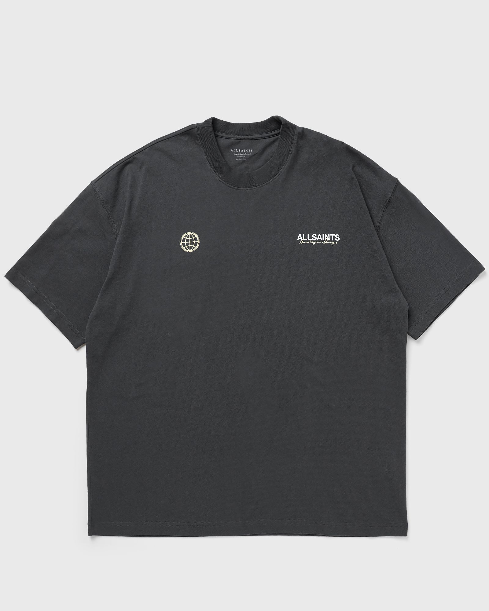AllSaints EMBLEM SS CREW, grey