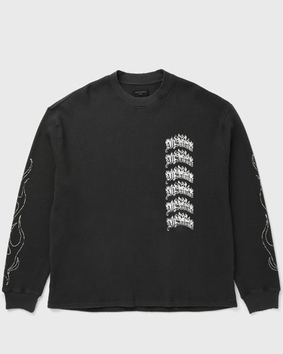 AllSaints INCENDO LS CREW TEE, grey