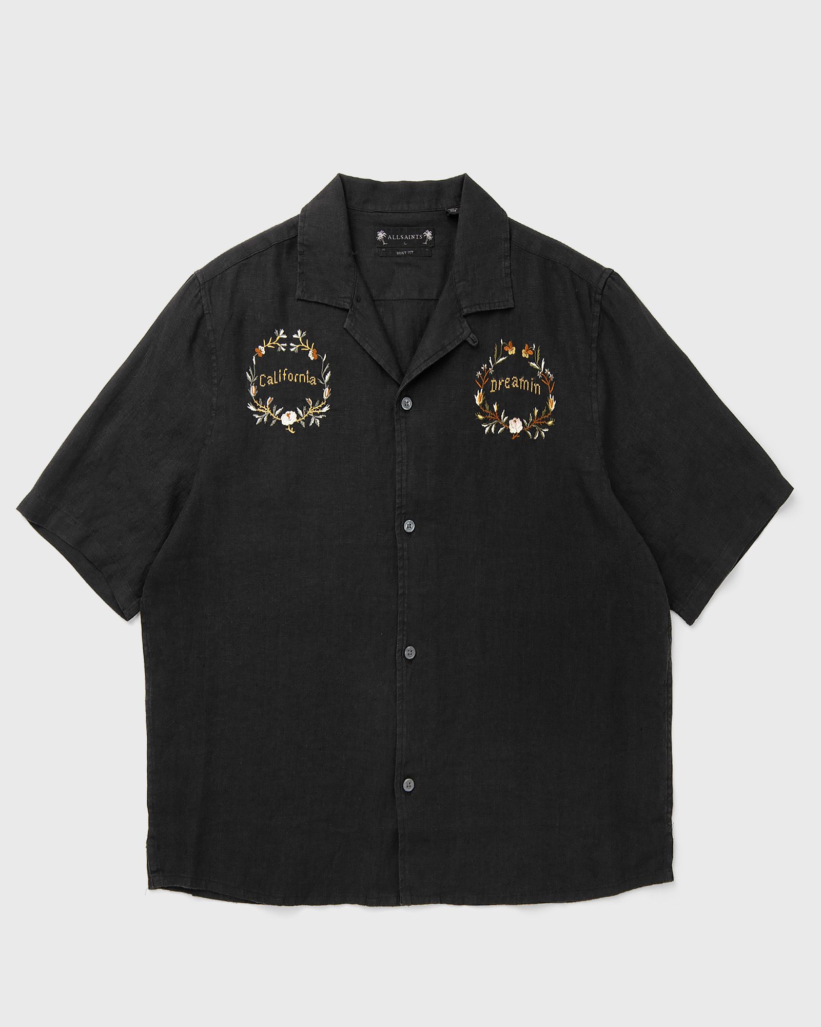 AllSaints KLAVICLE SS SHIRT, black