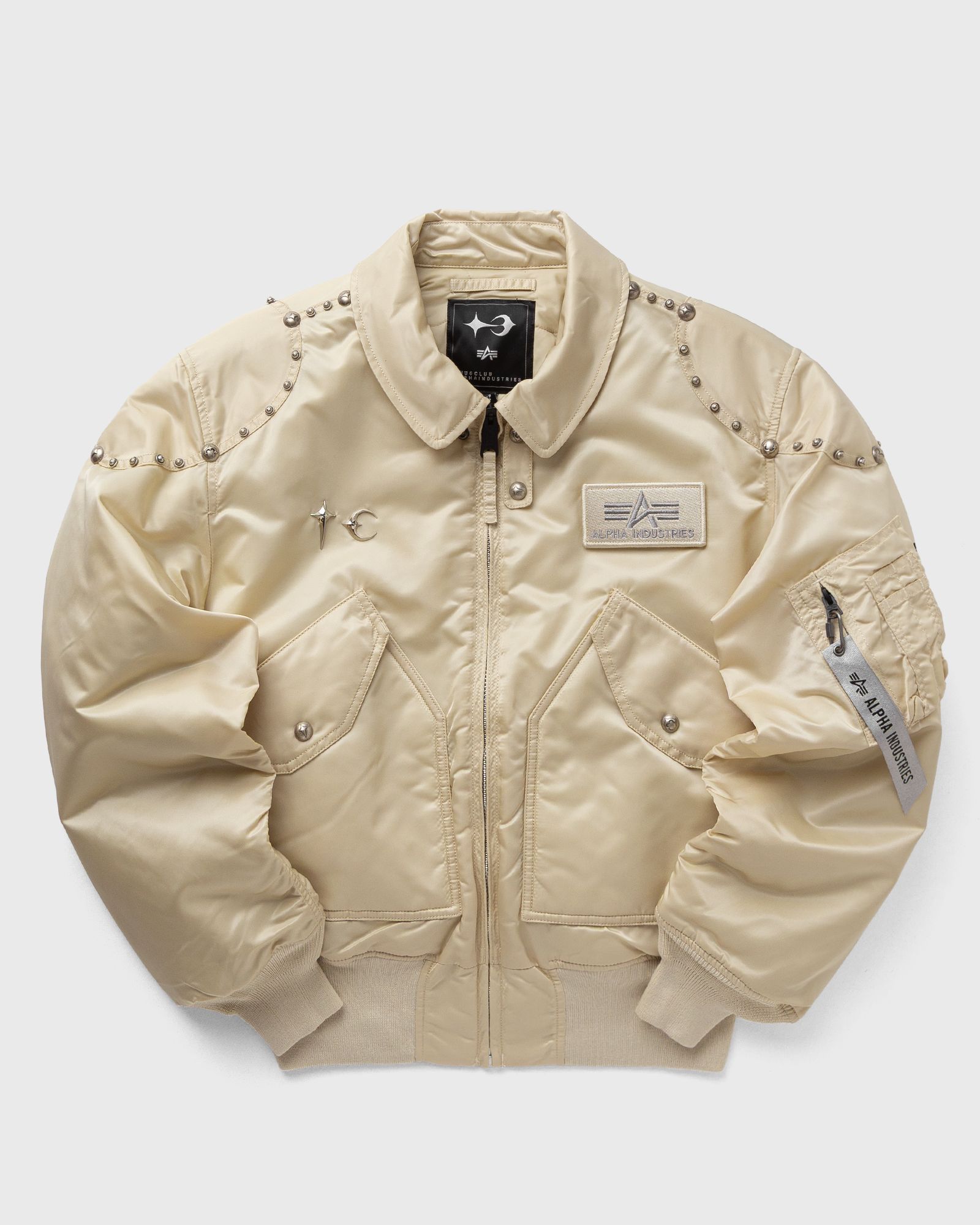 alpha industries ALPHA X THUG CLUB CWU-45P RIVET, beige