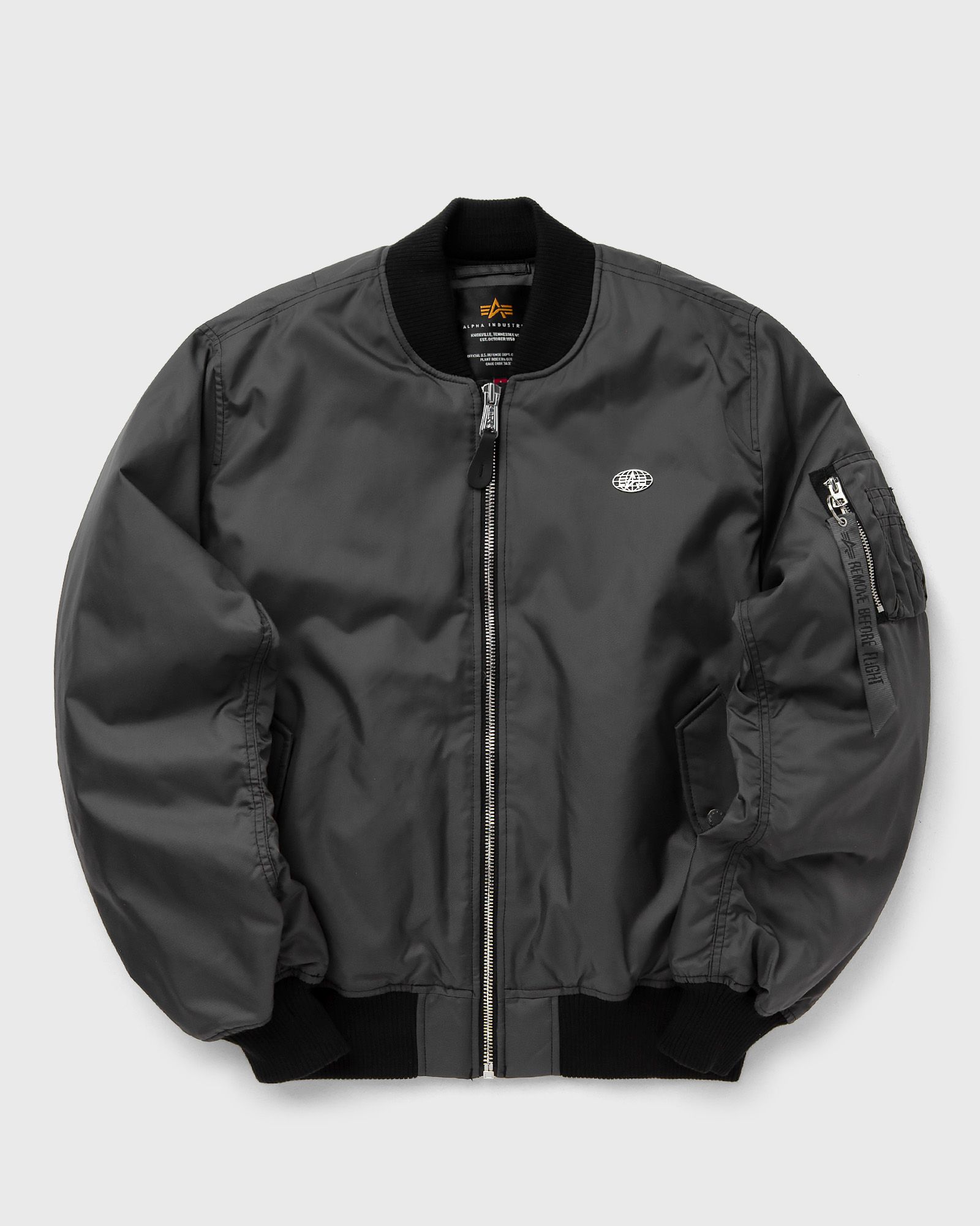 alpha industries World Logo MA-1, grey