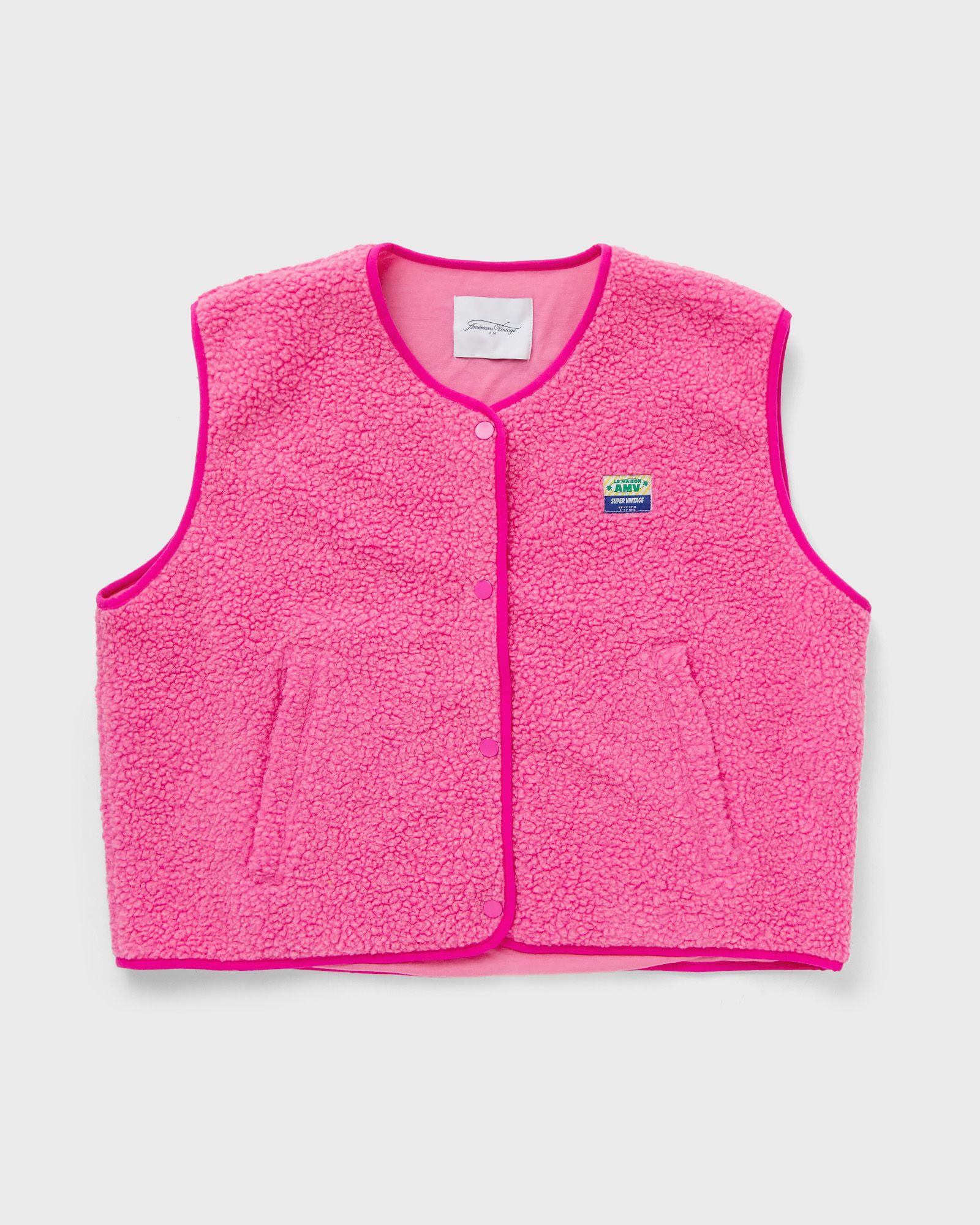 American vintage HOKTOWN VEST, pink