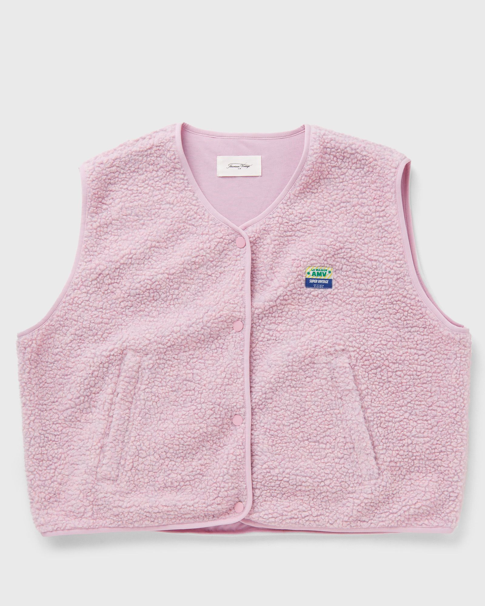 American vintage VEST HOKTOWN, pink